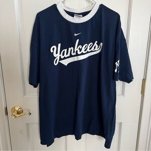 Mens NIKE TEAM NEW YORK YANKEES Classic 2008 Tee 100% Cotton Size XXL